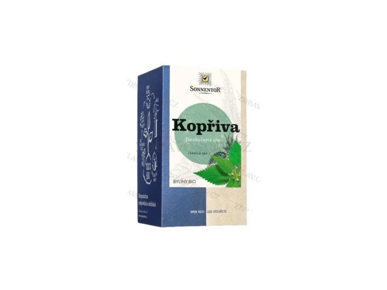 Organický čaj z kopřivy pro podporu ledvin