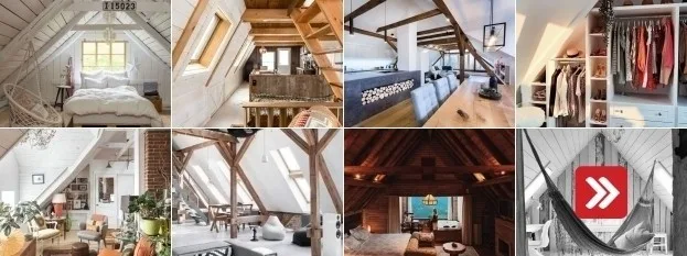 Inspirace pro rekonstrukci podkroví