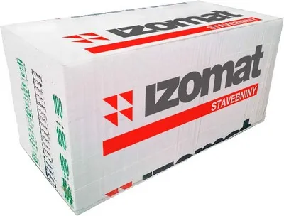 Balík izolačních desek Izomat pro podlahovou izolaci.