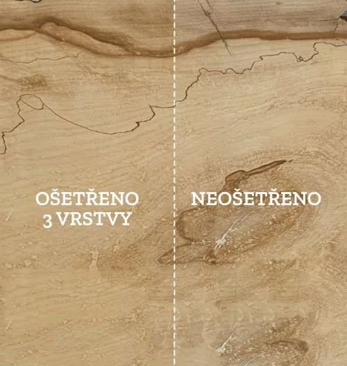 Ošetřené a neošetřené dřevo – porovnání ochrany
