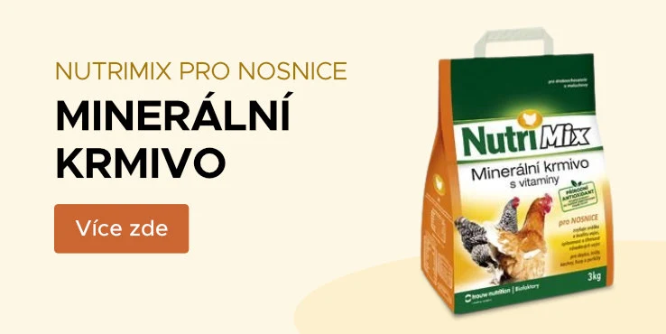 Krmivo pro nosnice s minerály a vitamíny