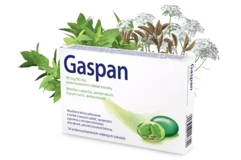 Přípravek Gaspan proti pocitu prázdného žaludku
